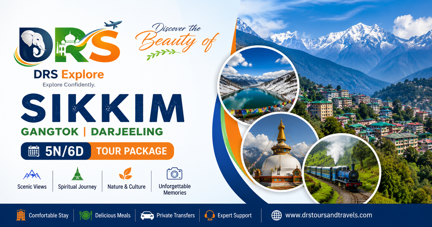 Sikkim & Darjeeling Tour Package | Gangtok – Darjeeling | 5 Nights / 6 Days